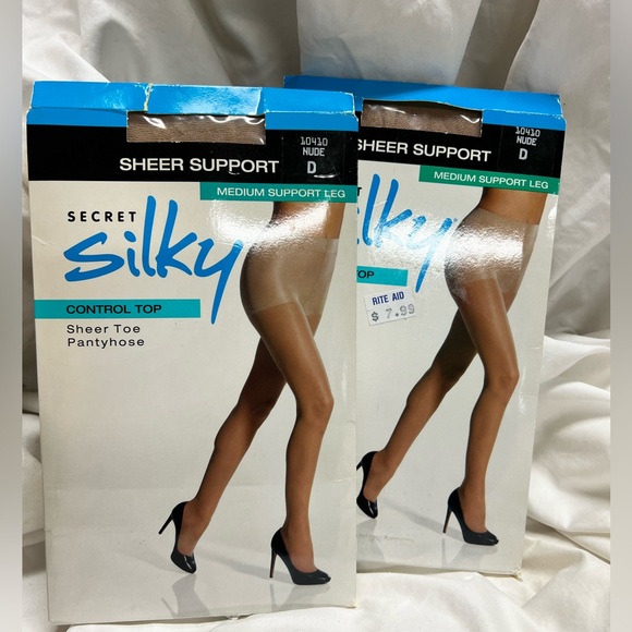 Pantyhose controlled top medium support leg bundle #10 - Picture 5 of 6